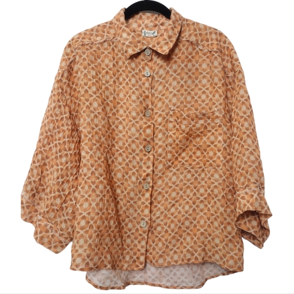 NWT  Intimately Free People Linen Daydreamer Set / Sand Combo - Picture 3 of 10